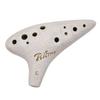 TiAmo Ti Amo New Standard Ocarina Alto C White T-NACWH