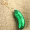 Подвесное украшение в виде огурца с шнурком, легко подвешиваемое рождественское украшение в виде соленья на елку