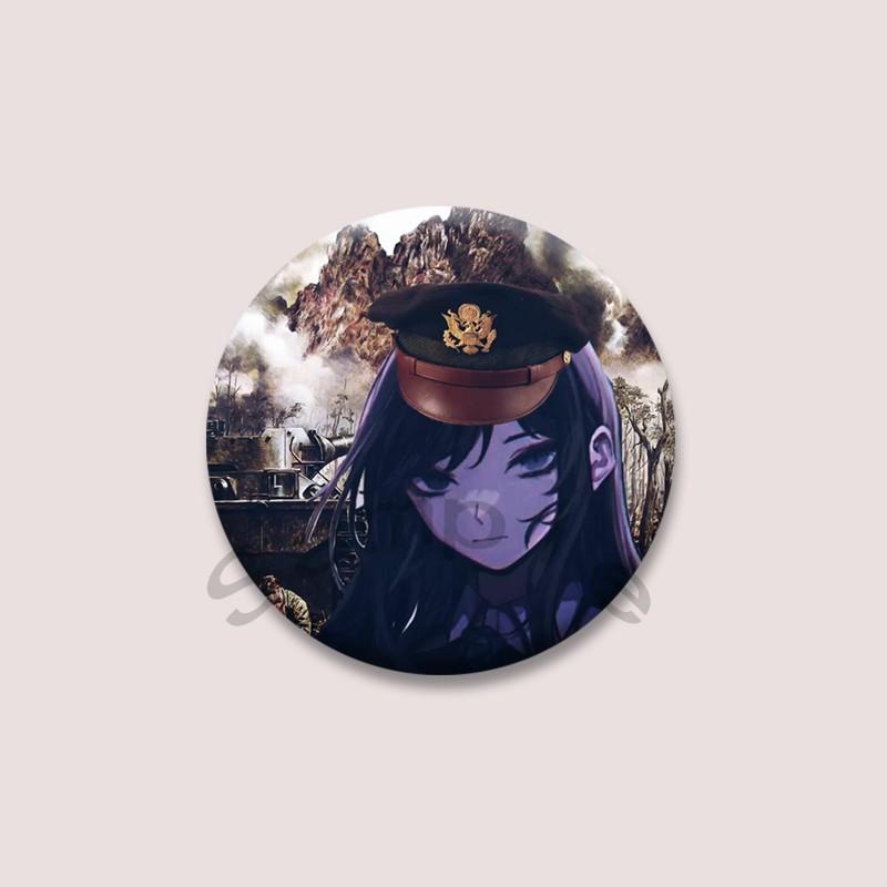 Ado Kyogen X Uta Soft Button Brooch Lapel Pins Cartoon Idol Badge Bag Clothes Decor Accessories Fans Collect Jewelry Gifts