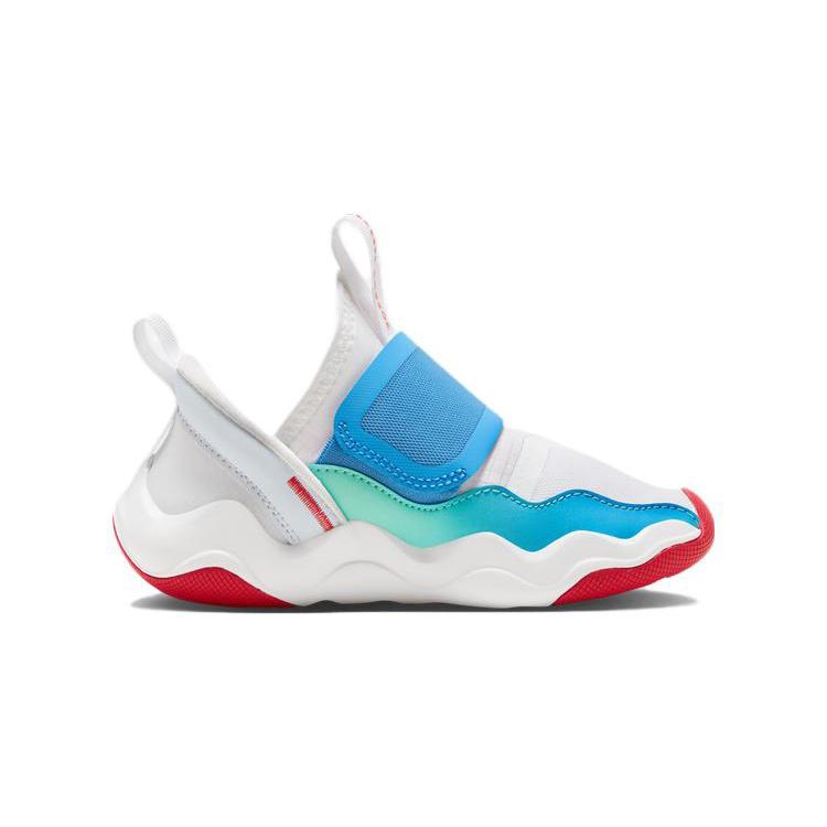 Jordan 23/7 Slip Resistant Cushioning Low top Children's Basketball Shoes White Blue Children Aged 3 7 Years Old FN8897-171