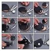 Snap Fastener Kit,Metal Snaps Buttons with Fixing Storage Box, 6 Color Clothing Kit for