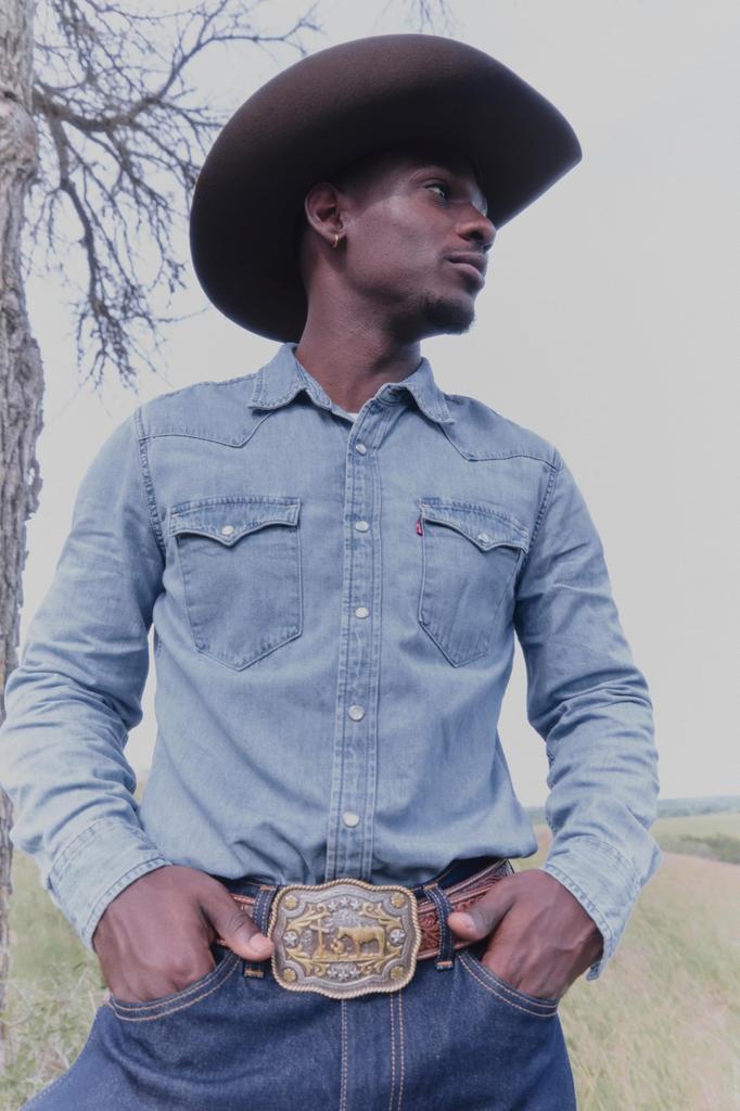 Levi's Classic Western Denim Shirt Men's Long Sleeve US S 85745-0074