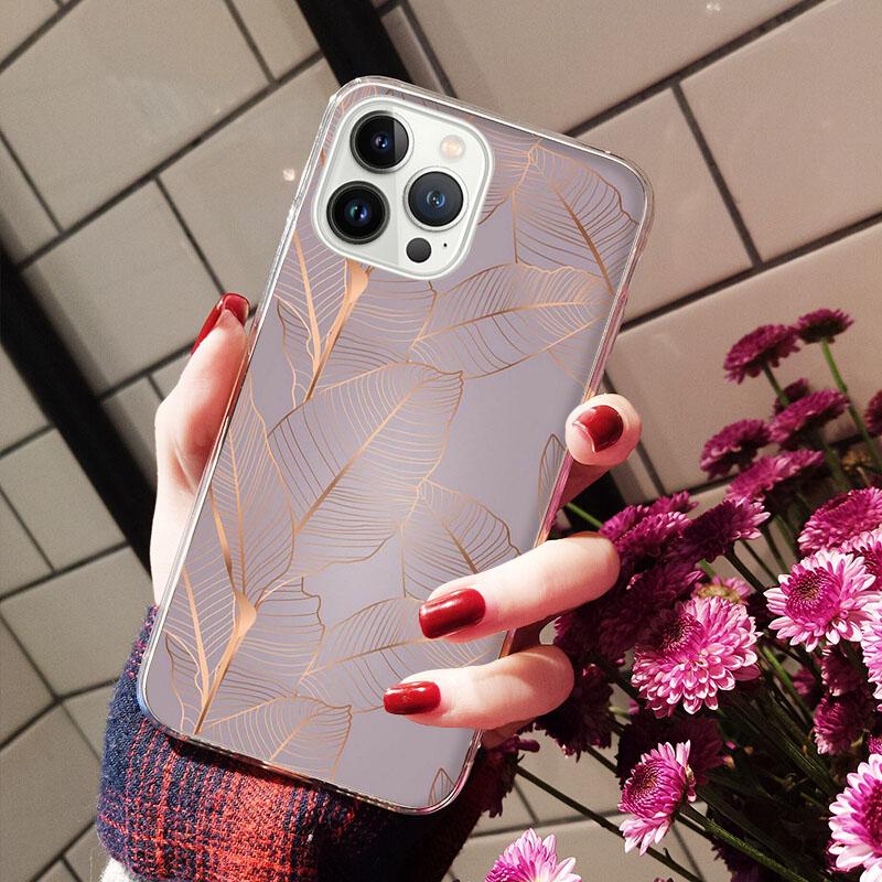 Чехлы для телефонов для iPhone 14 12 11 13 Pro Max, силиконовый чехол на iPhone 13Mini X XS Max XR 8 7 14 Plus, розовое золото с сердечком Love