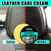 Q19 Car Leather Seat Maintenance Care Oil Multifunctional Cream Interior Polishing Stain Removal Refurbished Leather Sofa Cleani