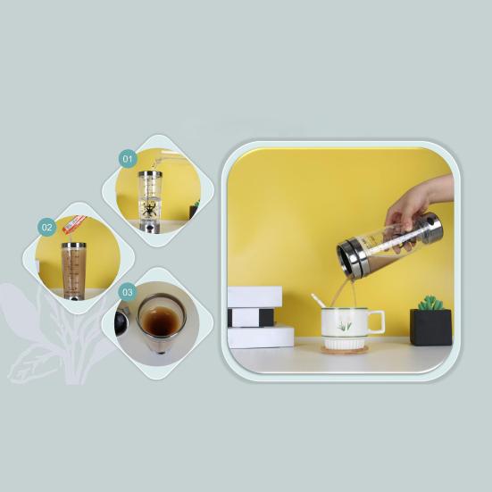 500 мл электрический шейкер, автоматический стакан для смешивания, прочный универсальный протеиновый шейкер для домашнего офиса, школы