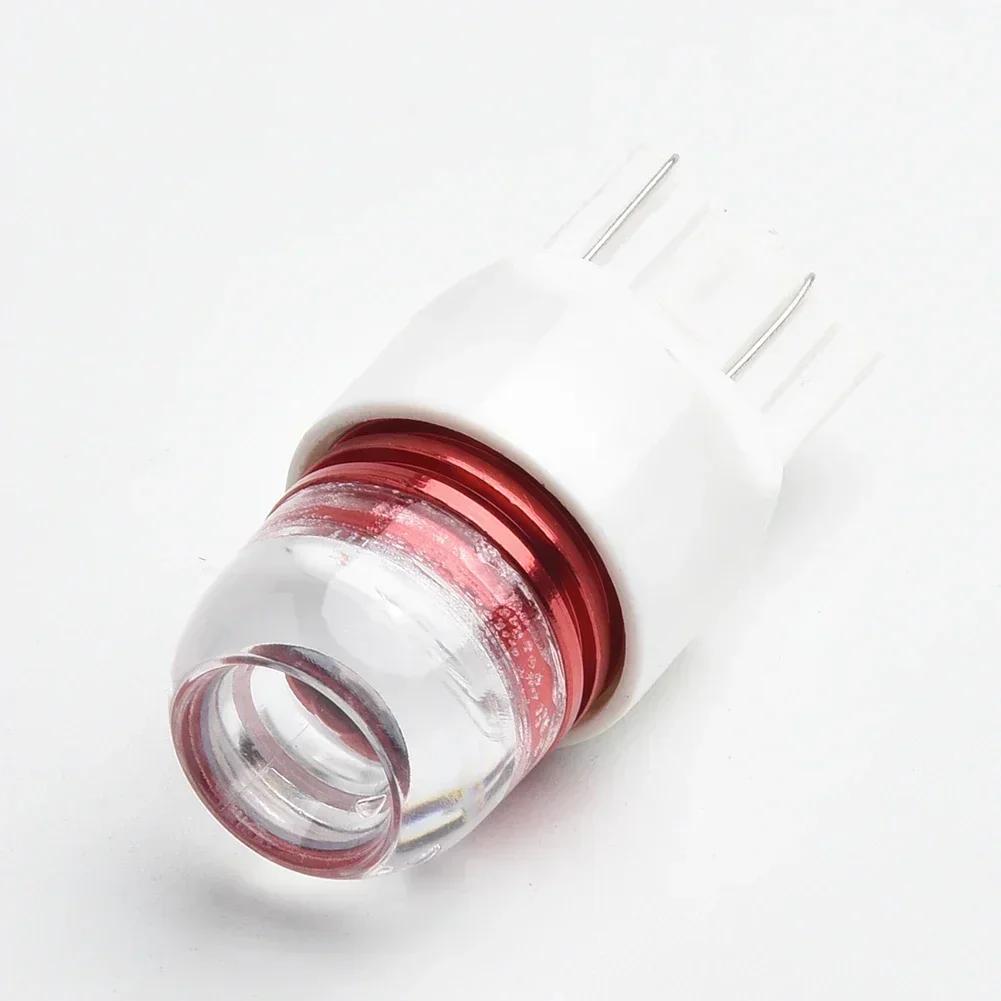 2pcs Red Strobe Flashing Blinking LED Lamp Brake Tail Light Parking Safety 12V High Power 7443 7440 LED Strobe Light Bulbs