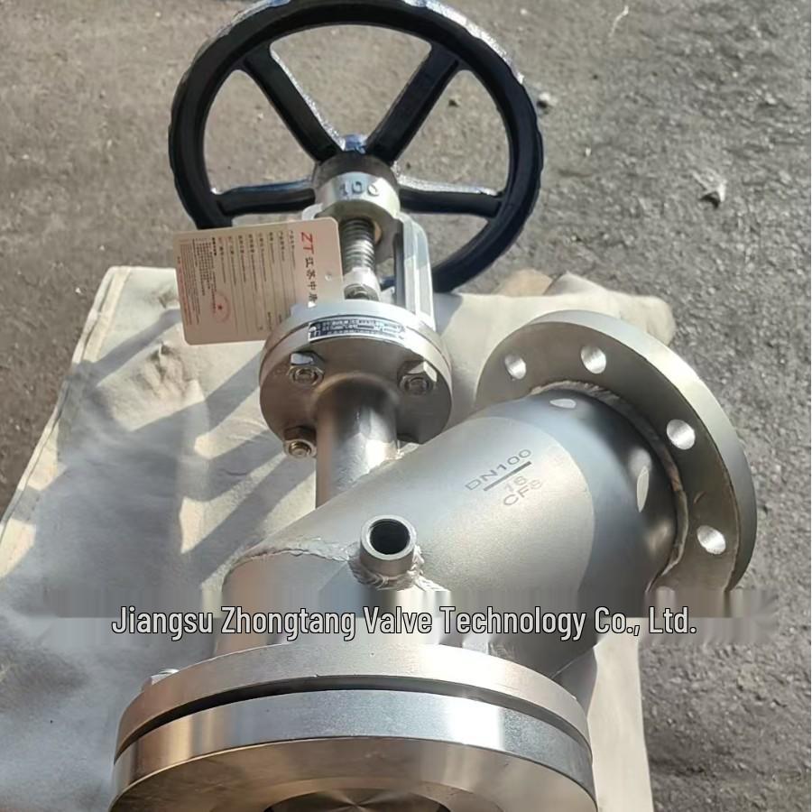BFL41W-16P Stainless Steel Insulated Bottom Outlet Manual Discharge Valve, 304/CF8 Jacketed Reactor Valve