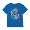 Майка для мальчиков Lilo & Stitch Тропическая Алоха, 3-8 лет, Королевский синий