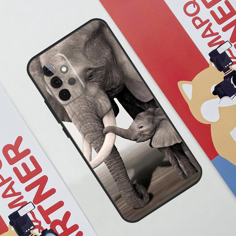 Чехол для телефона Elephant Baby Nature для Samsung Galaxy A53 A33 A23 A13 A52 A32 A22 A12 A51 A71 A14 A24 A34 A54 A21S