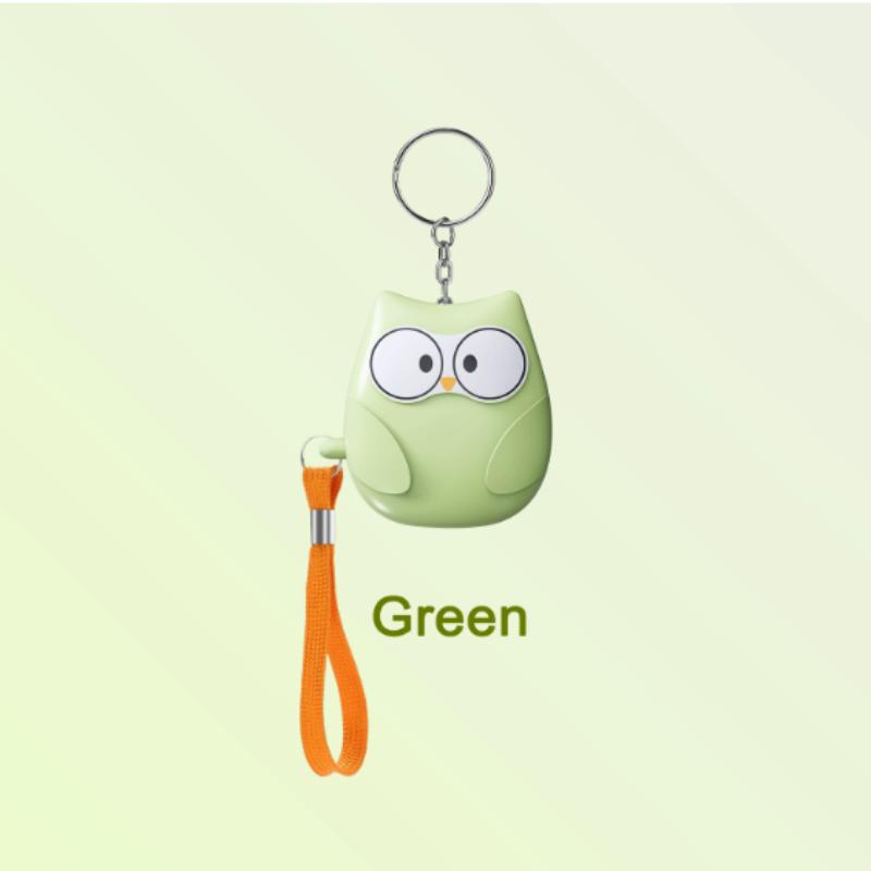 Милая Сова Будильник Уличный Портативный Персональный Сигнализация для Самообороны Волк Защитник Подвеска на Женскую Сумку