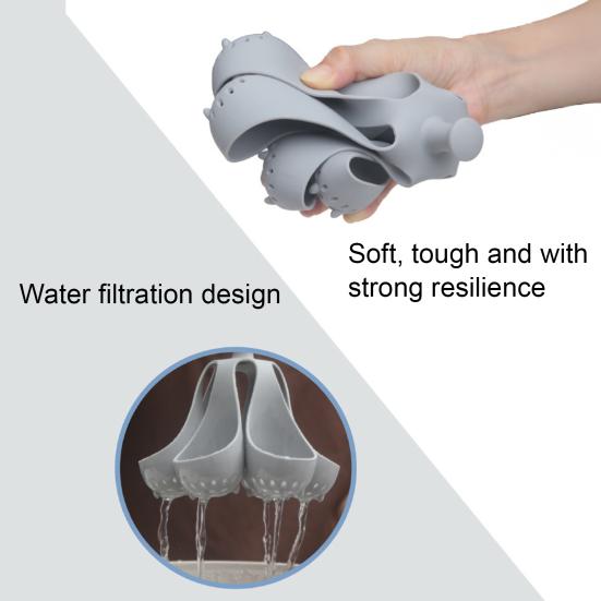 Silicone Egg Boiler Rack BPA-Free Egg Holder for Boiling Even Heating Draining