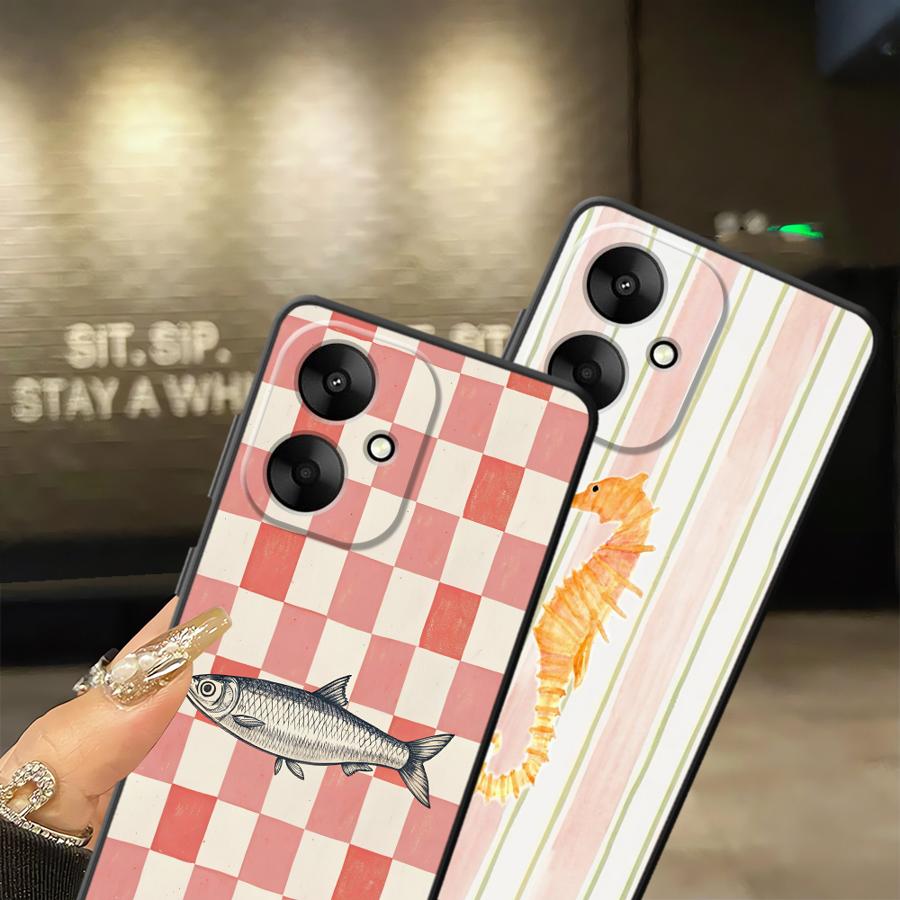 Чехол 'Морские Животные' для Xiaomi Redmi 9A 9C 12 A5 13C 10 K60 12C 9T K40 K50 Gaming A1 A2 Plus Мягкая Задняя Крышка Телефона