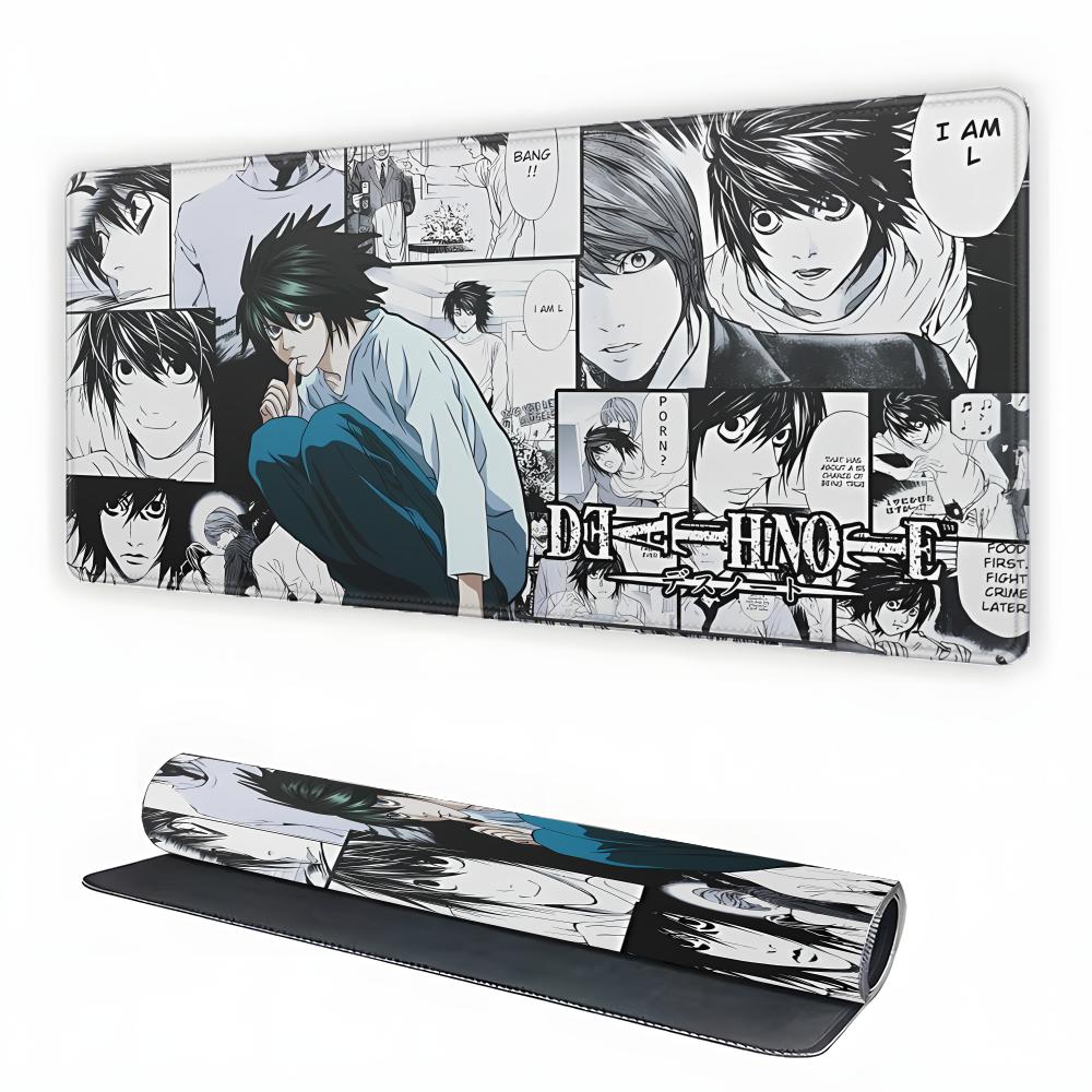 China's -selling mouse pad DEATH NOTE Animation Beautiful XXL Game Exclusive MousePads PC Computer pad Non-slip Decor