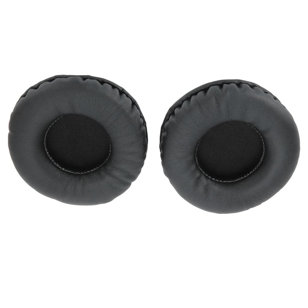 75MM Headphone Universal Ear Cushions Replacement Headset Foam Ear Pads Covers Black