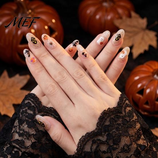 Halloween Theme Nail Decorations Art Stickers for Halloween, Pumpkin Ghost Bat Potion Self Decals Adhesive Decals, DIY Manicure Decoration Supplies