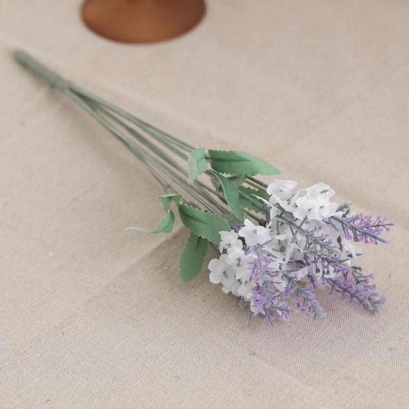 Искусственный цветок шелковый фиолетовый лаванда домашний уличный садовый декор букет поддельный свадебный рождественский день аксессуары для вечеринки