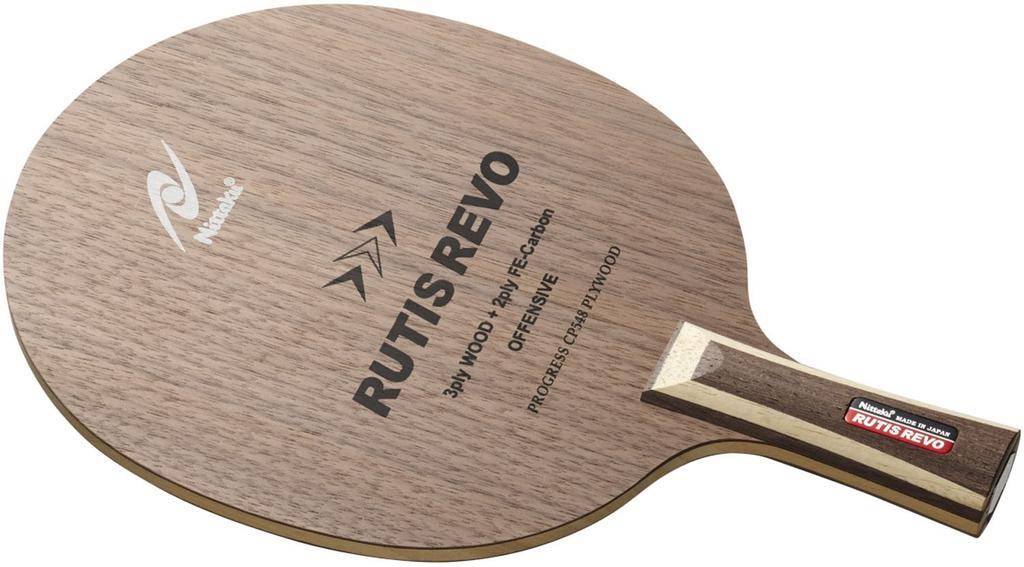 Nittaku Rutis Revo C Table Tennis Racket with Penholder and Special Material (Chinese Style) (NC-0199)