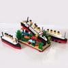 Titanic Cruise Ship Model MOC Break In Half Building Blocks Sea Life Fish Plant Bricks Boat Sets Display Assemble Toys