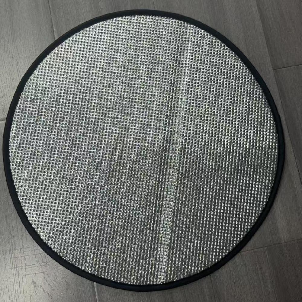 Heat-Resistant Car Steering Wheel Sunshade Cover Aluminum Foil Steering Wheel Cover Summer Use