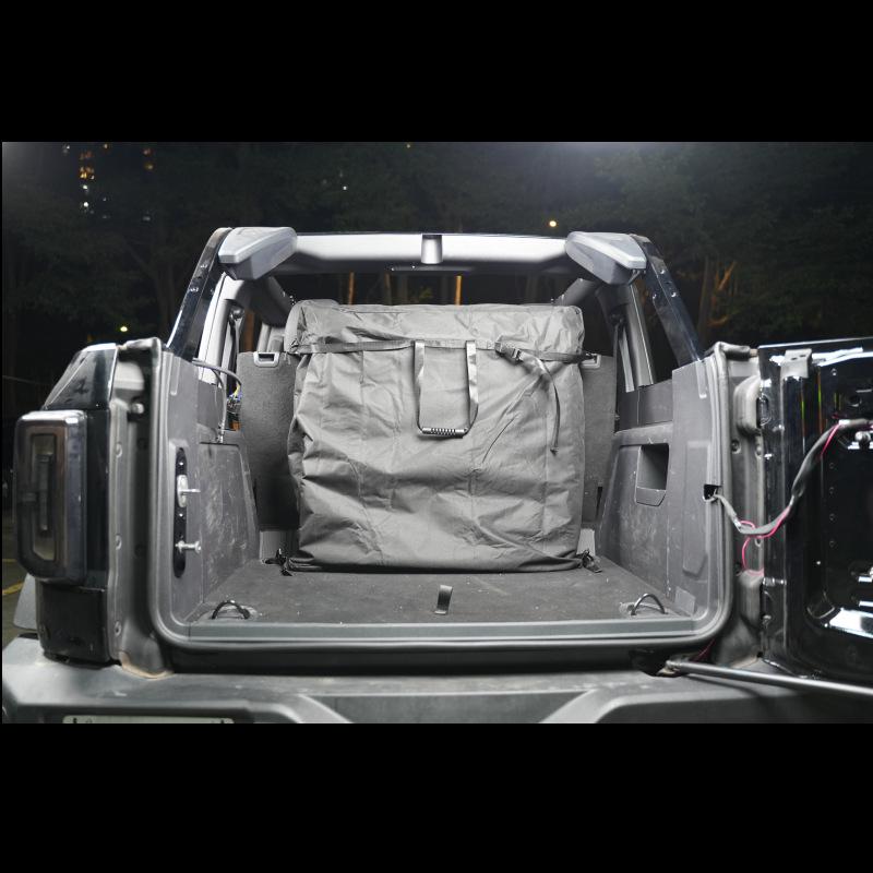 Сумка для хранения жесткого верха Bronco: Водонепроницаемая и прочная ткань Оксфорд с мягким центром (Подходит для 2021+)