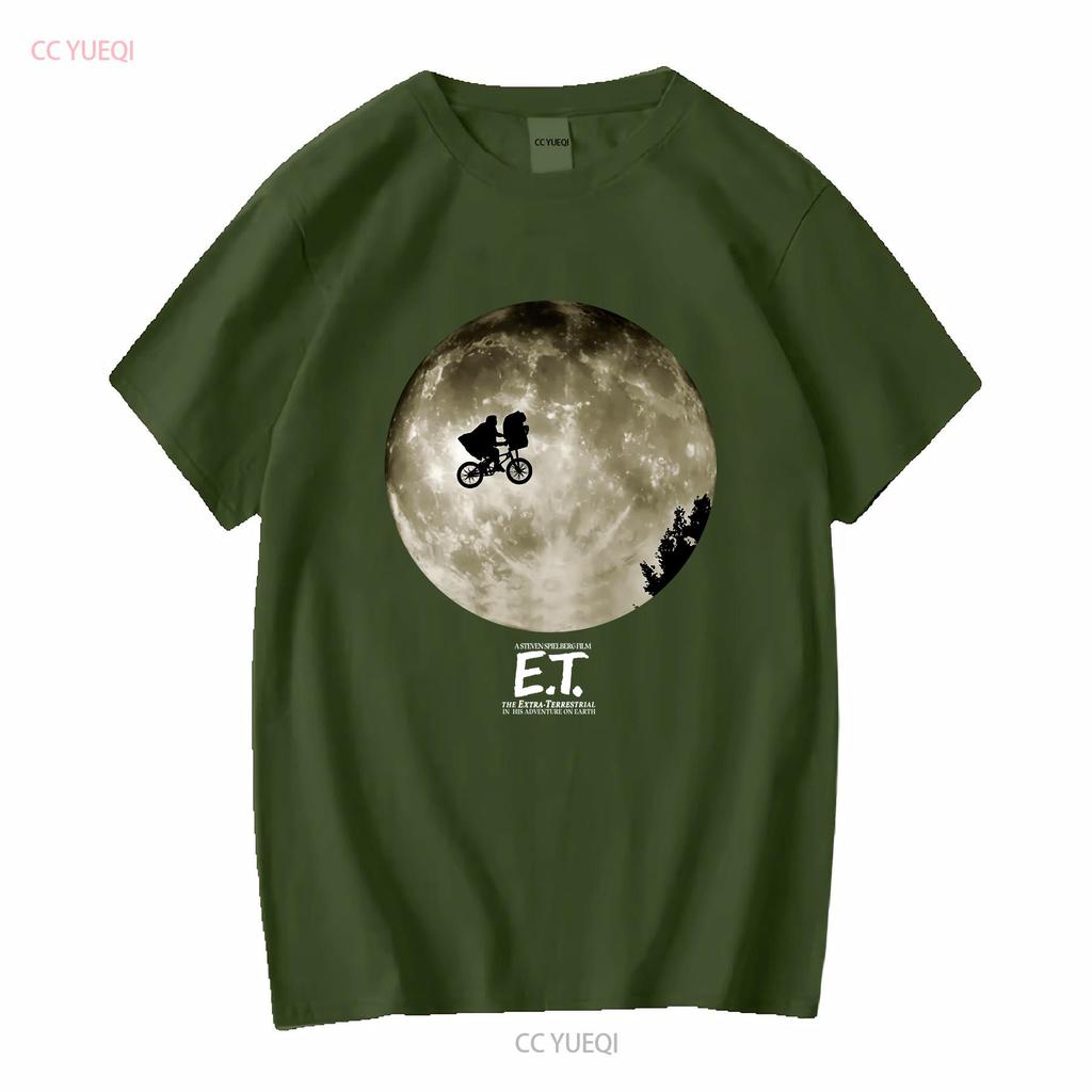 E T The Extraterrestrial 1982 Spielberg Retro Movie Shirt Black Size 2XL vintage Washed designer clothes streetwear Stylish