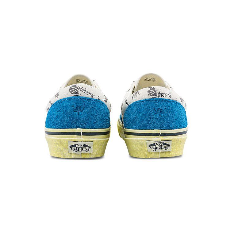 Vans x Liberaiders Era 95 DX Classics Leather Abrasion Resistant Low top Skateboard Shoes Unisex Blue White VN0A2RR1815