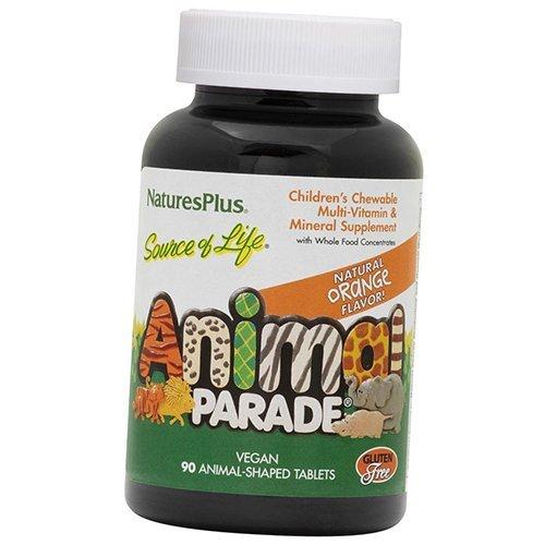 Витамины для детей, Animal Parade Children's Multi, Nature's Plus (36375037)