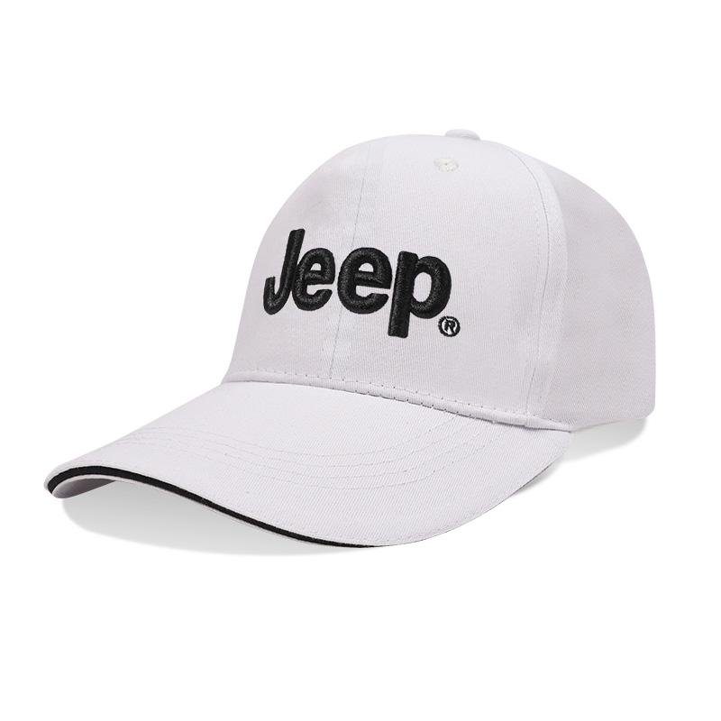 For Jeep Car Outdoor Sports Baseball Cap Hand Embroidery Casual Hat For Jeep Grand Cherokee Wrangler JK Gladiator Compass Ren