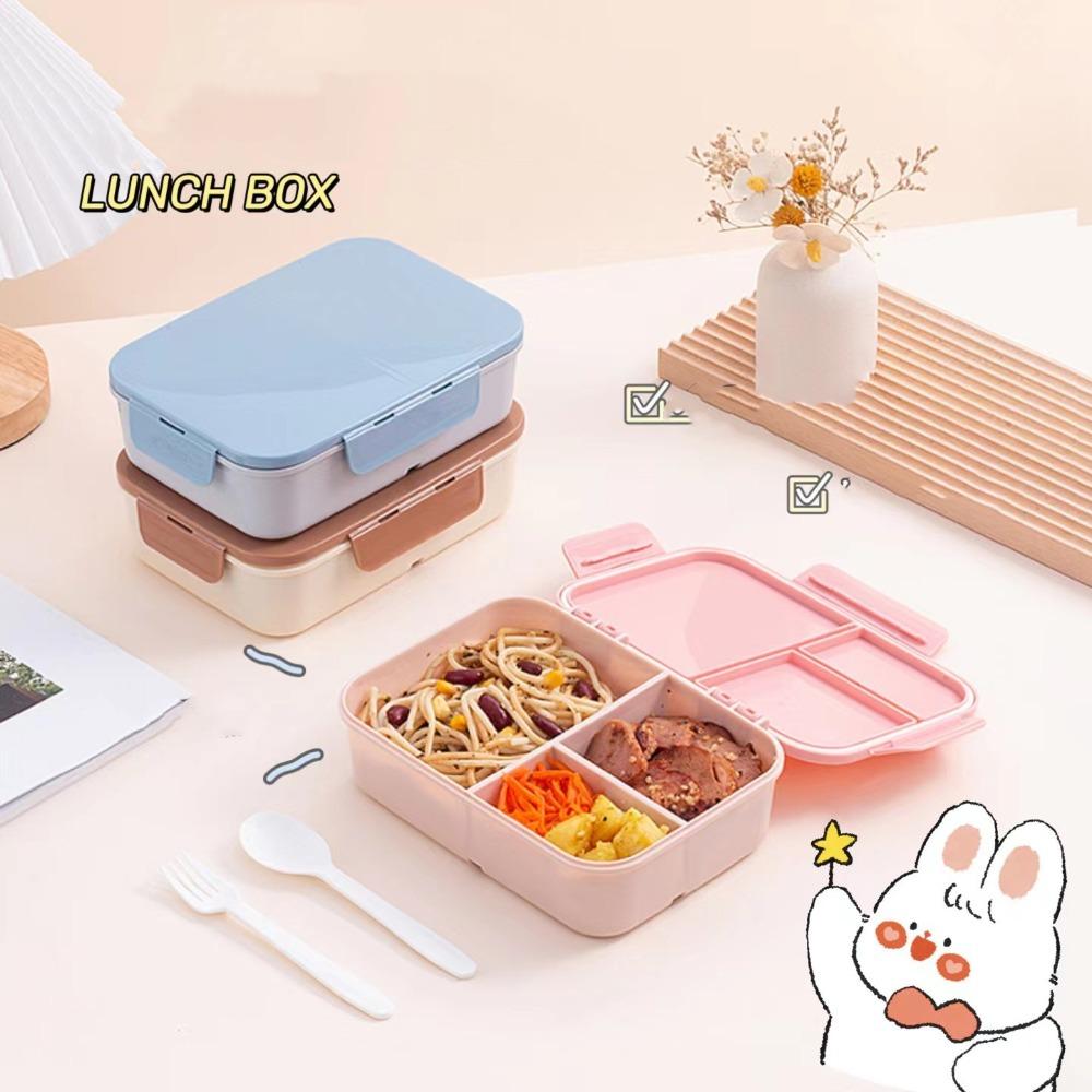 Plastic Lunch Container Leak-Proof Lunchable Snack Containers School Kids Office Worker