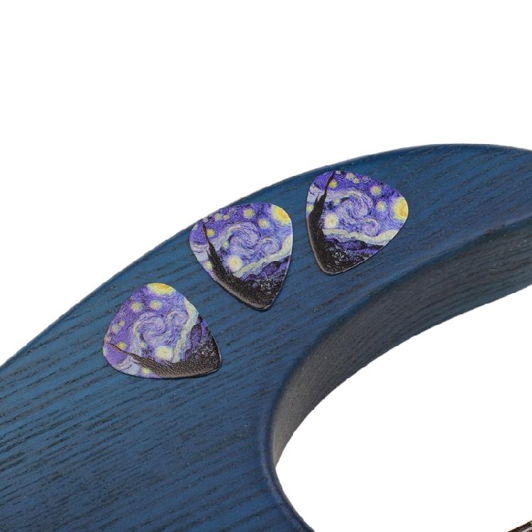 3Pcs Starry Folk Guitar Pick for Electric, Acoustic Guitar, Mandolin, Bass
