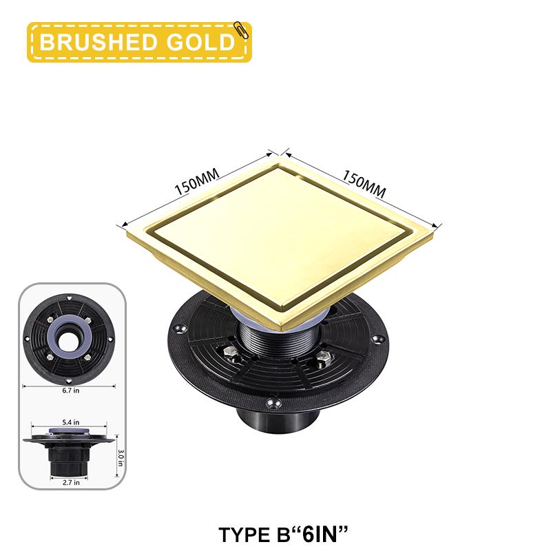 Квадратный невидимый слив из нержавеющей стали для пола, дезодорирующий фильтр для мусора, слив для душа, слив для пола, фильтр для воды, аксессуары для ванной комнаты