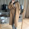 Woolen Coat Autumn and Winter New Camel Thickened Woolen Coat