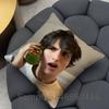 FFinn Wolfhard Stranger Pillow Case Cover Square for Decorative Cushion Bed Couch Sofa Classic Style Machine Washable