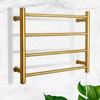 Gold Electric Towel Rack Electric Rail 4 Bars Ladder 304 Stainless Steel Clothes/Towel Warmer Rack Drying Rack For Bathroom