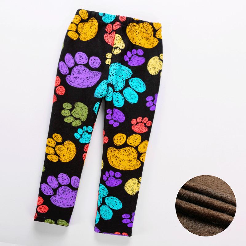 Kids Thicken Girls Leggings Autumn Winter Plus Velvet Trousers Girls Boys Pants Children's Clothing