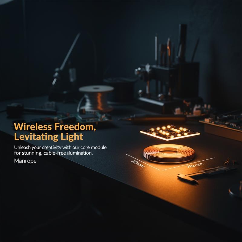 Magnetic Levitation Wireless Power Supply 1 Set Module for Art Installations Sculpture Floating Light Visual Display