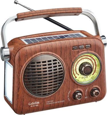 Портативное радио Gelielim с FM, Высокая карта MP3, Громкое ретро-радио со светодиодной подсветкой, FM/AM/SW/Широкая поддержка, Чувствительность, Поддержка USB/SD, Плеер, Громкость,