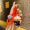 Cartoon Trendy Soccer Keychain Fashionable Pvc Zinc Alloy Bag Pendant