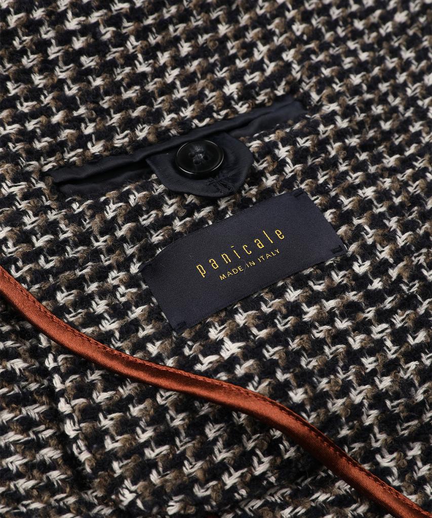 Однобортное шерстяное пальто в клетку Panicale [Бежевый]