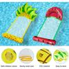 Inflatable Pineapple Pool Float Hammock Foldable Floating Lounge Chair for Adults Summer Water Sports Relaxing Air Mattress Bed