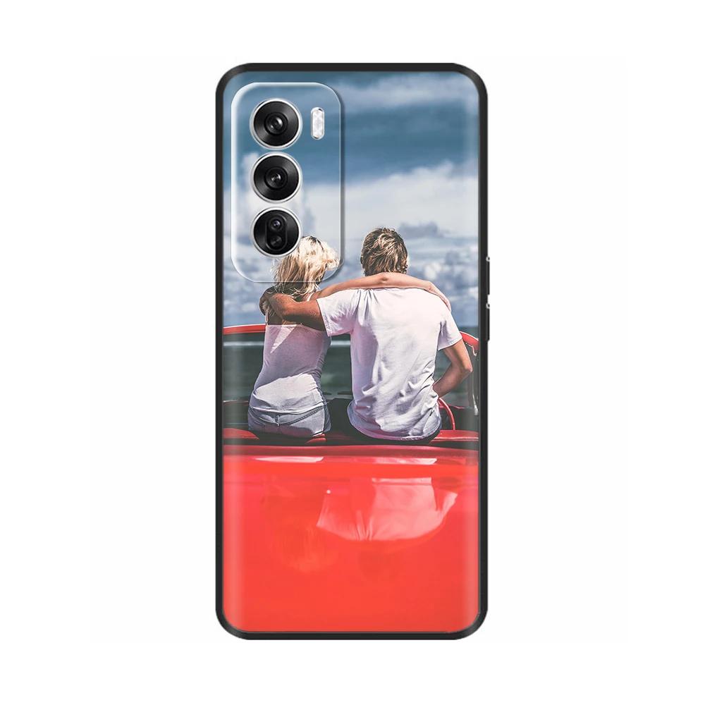 Чехол для OPPO Reno 12 5G Новый модный окрашенный чехол Силиконовый мягкий ТПУ чехлы для телефона Для OPPO Reno 12 Pro 5G Корпус reno12 Pro Fundas