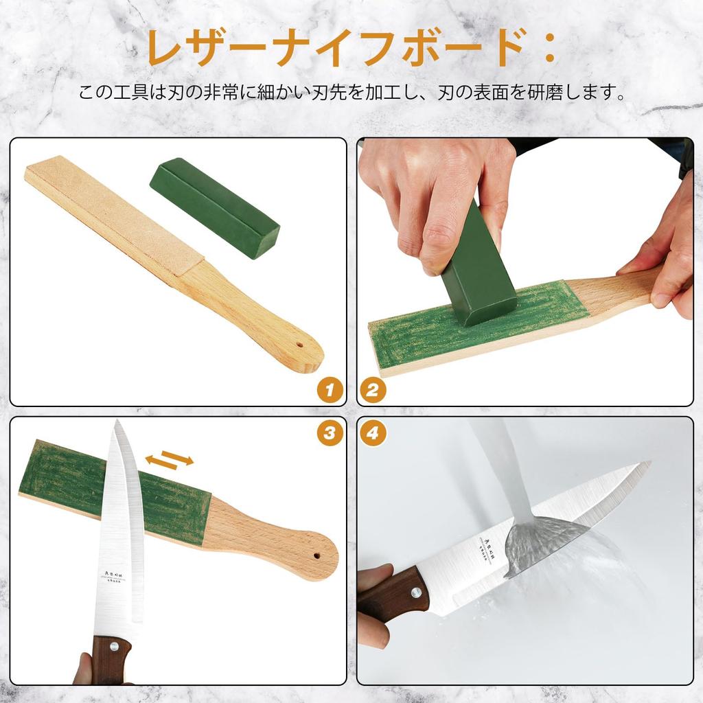 Из 9 брусков для заточки ножей, грубая средняя отделка, большой шлифовальный брусок, заточка ножей с фиксированным углом, держатель из бамбуковой кожи, синий, для дома, руководство