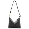 Loewe Fold Detachable Adjustable Shoulder Strap Zipper Closure Leather Crossbody Tote Bag Women Handbags Black C510PT1X01-1100