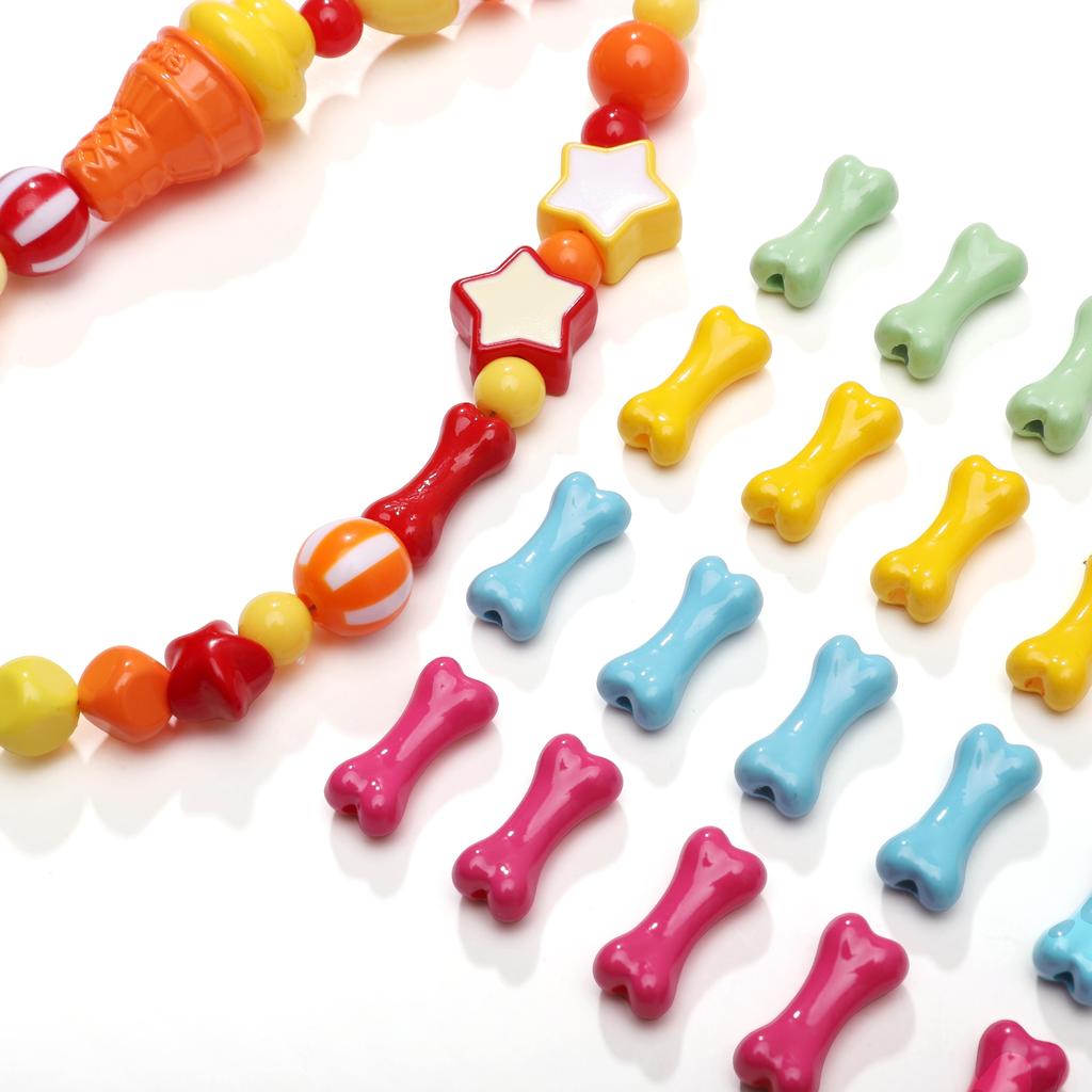 2 шт. акриловые костяные бусины для изготовления ожерелий, браслетов, серег, ювелирных изделий, аксессуары для рукоделия