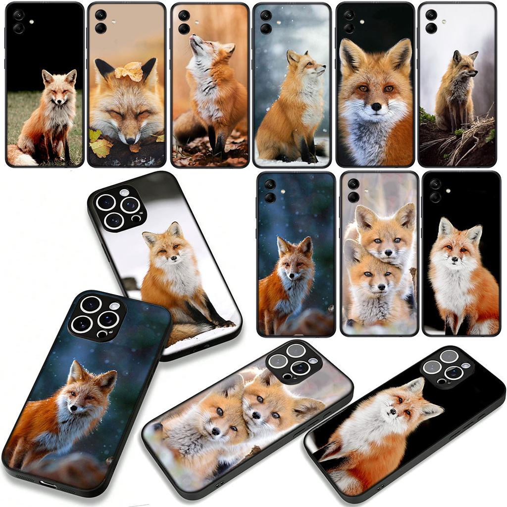 Phone Cover for Apple iPhone 17 16 15 11 Pro XS Max XR 6 7 8 Plus + SE 2020 5 16E Case Anime fox funny foxs cute Casing
