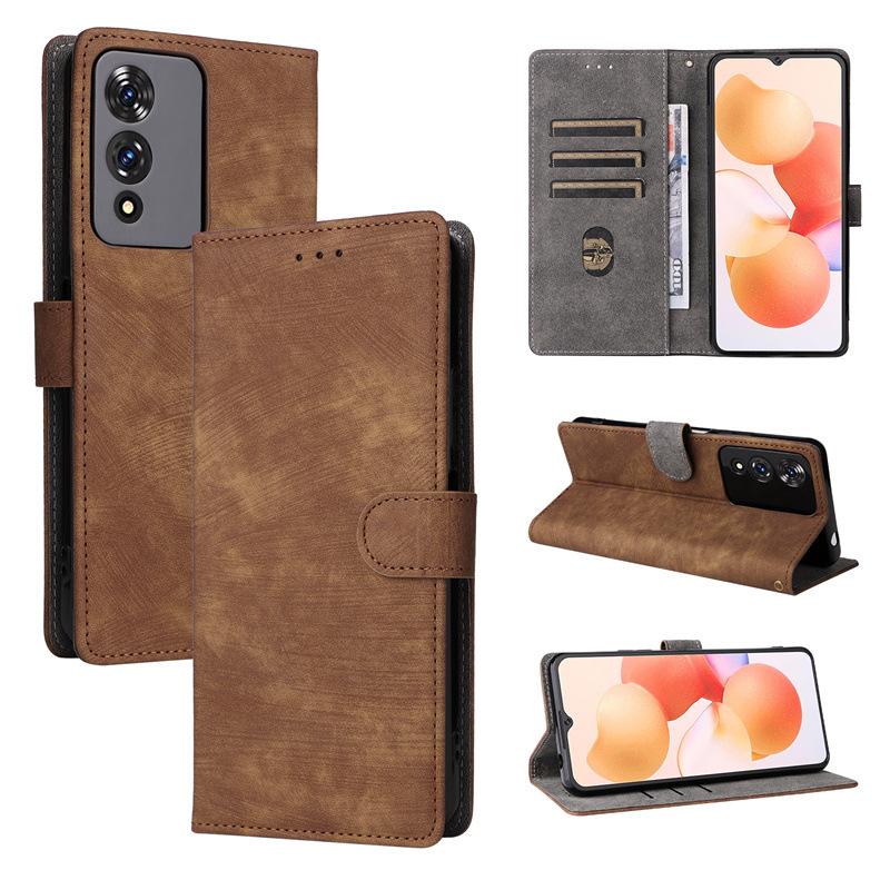 Кожаный флип-чехол для Cubot A10 PU с полной защитой корпуса с [блокировкой RFID]