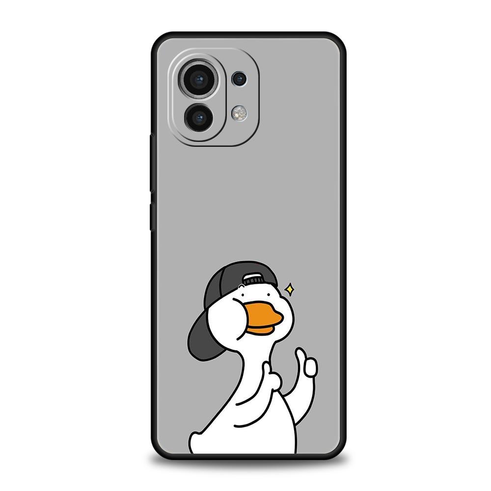 Смешной милый модный чехол-утка для Xiaomi Mi 17 15T 15 14 14T 13T 12T Pro 12 13 Lite 5G 11T Poco X6 X7 X5 Pro Мягкий чехол