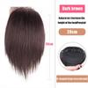 Синтетические подушечки для волос, невидимые бесшовные зажимы для наращивания волос, подкладка из натуральных волос, верхняя боковая крышка, шиньон