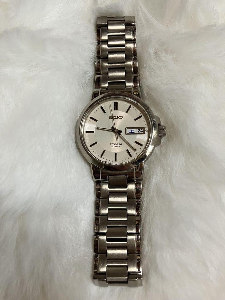 [USED] SEIKO Titanium Watch Silver