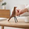 Abstract Bird Figurine Nordic Style Desktop Decor, Medieval Table Minimalist Streamlined Design Statue for Home Office Bookshelf Mantelpiece